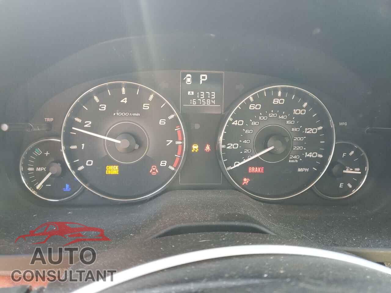 SUBARU OUTBACK 2011 - 4S4BRCKC1B3370555