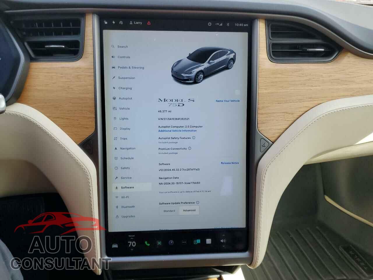 TESLA MODEL S 2018 - 5YJSA1E28JF262521