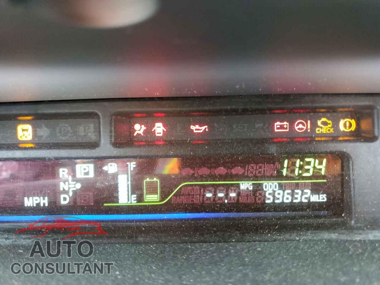 TOYOTA PRIUS 2014 - JTDZN3EU6E3362149