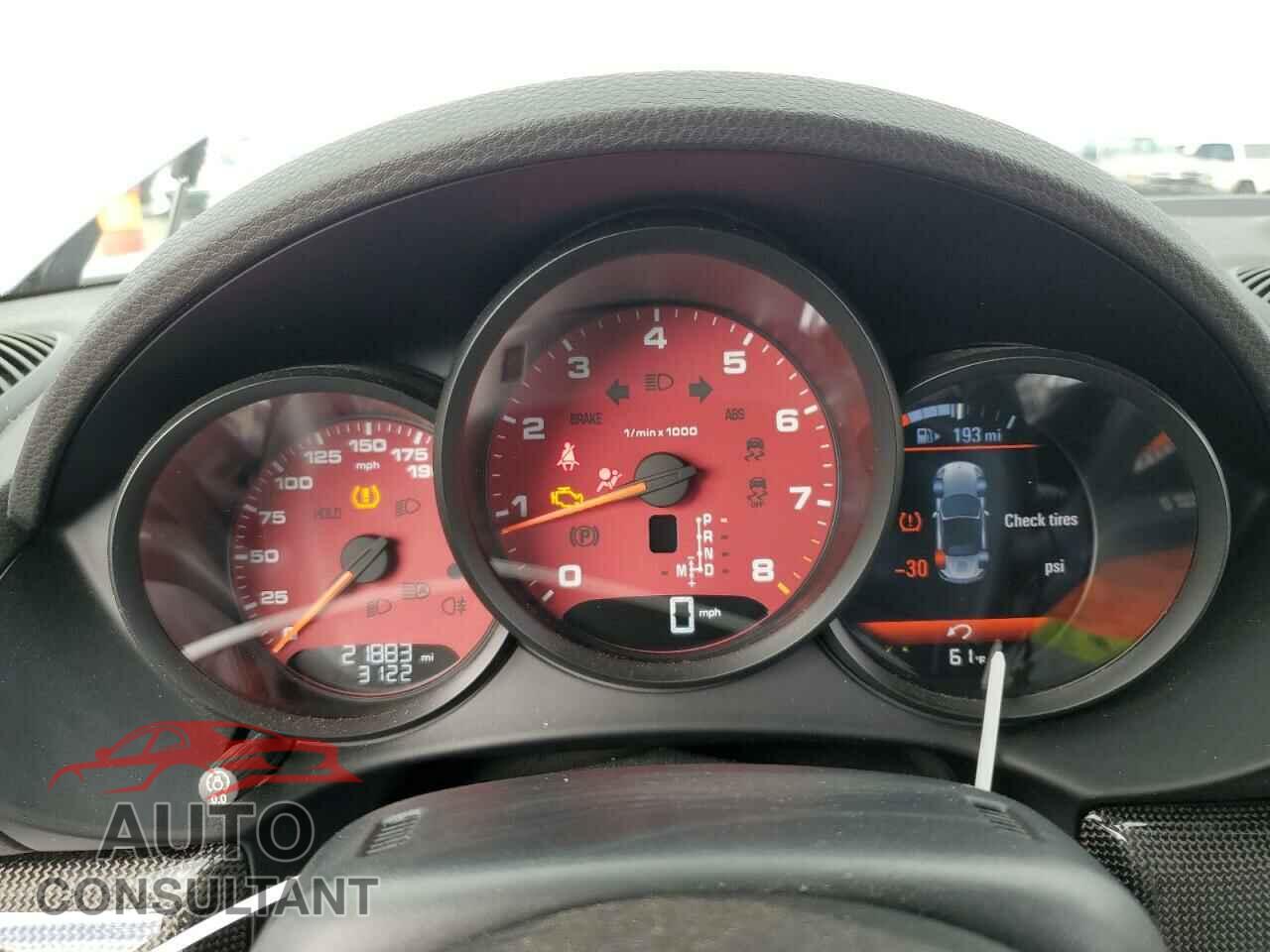 PORSCHE BOXSTER 2017 - WP0CB2A80HS241077