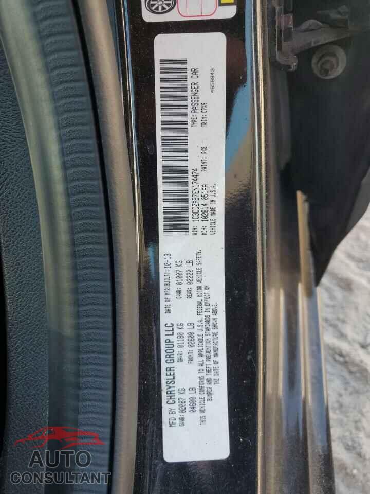 DODGE AVENGER 2014 - 1C3CDZAB7EN174474