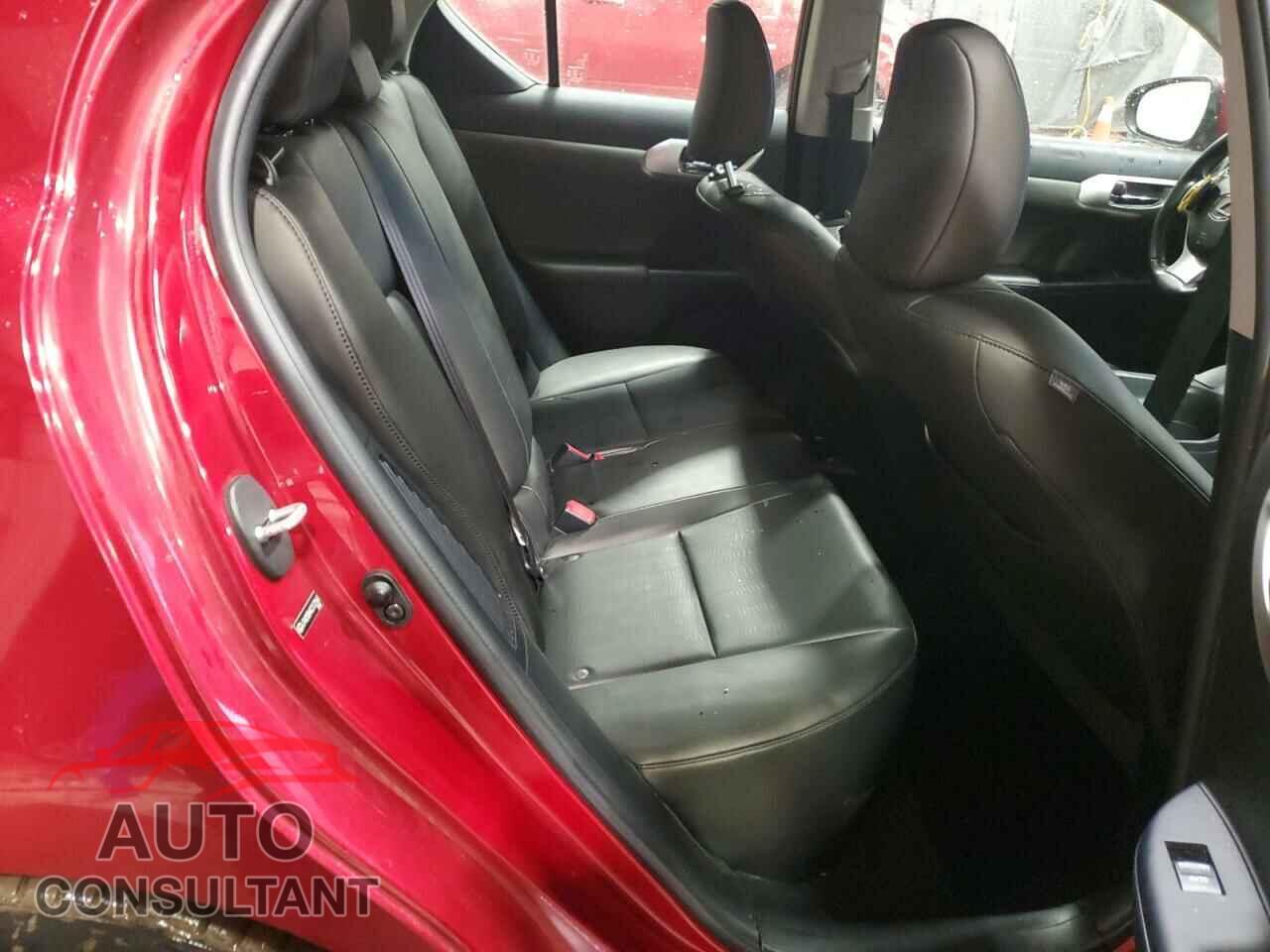 LEXUS CT 200 2012 - JTHKD5BH4C2122560