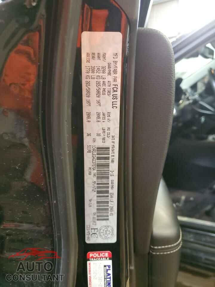 DODGE DURANGO 2016 - 1C4RDJEG4GC372764
