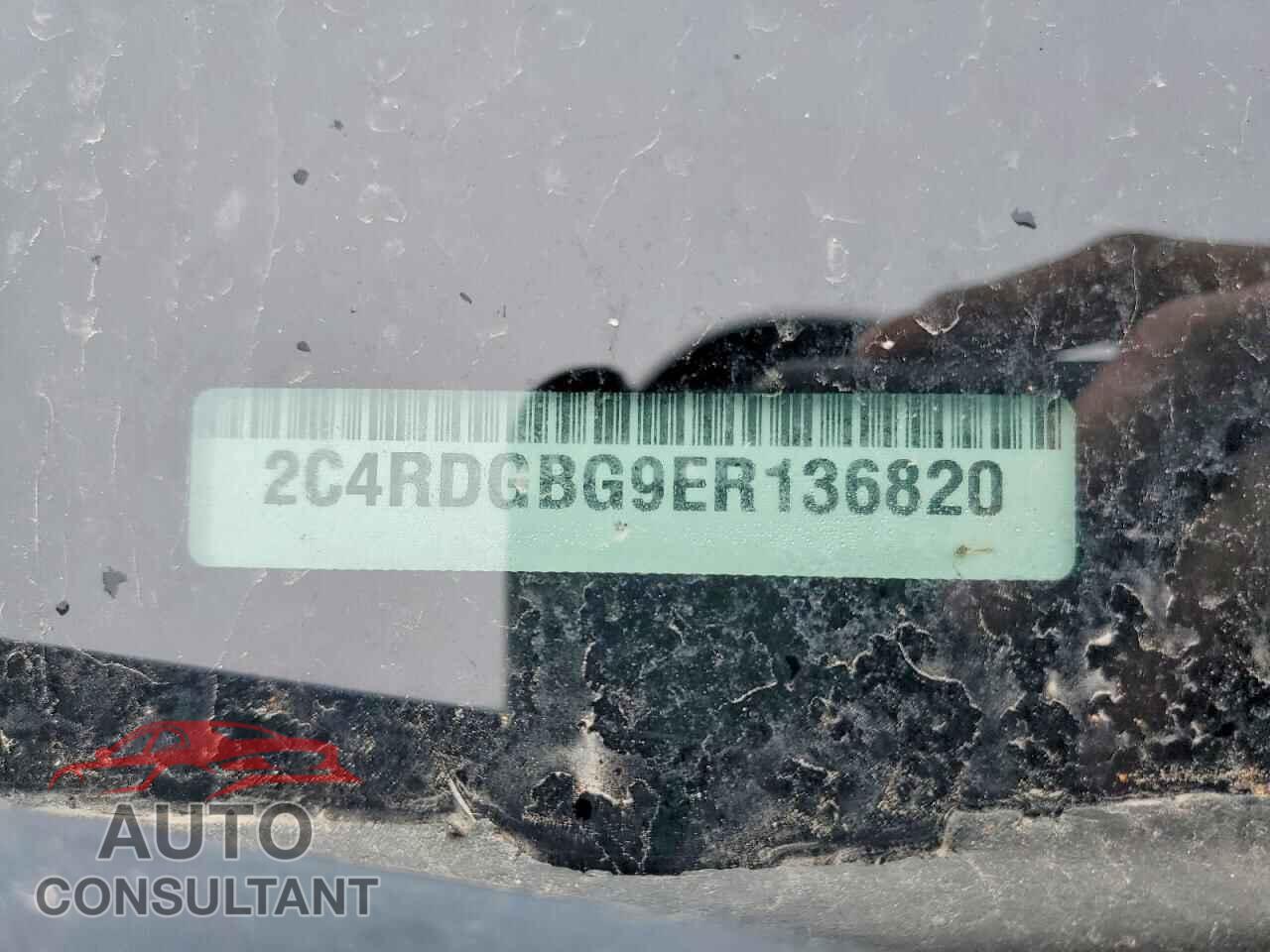 DODGE CARAVAN 2014 - 2C4RDGBG9ER136820