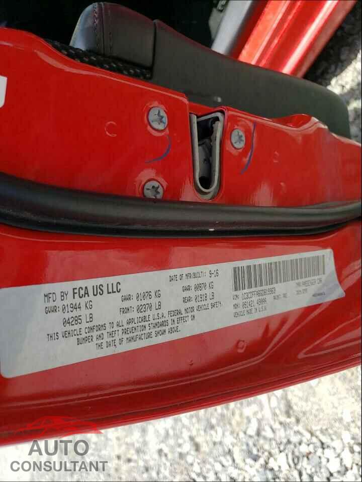 DODGE DART 2016 - 1C3CDFFA6GD819963