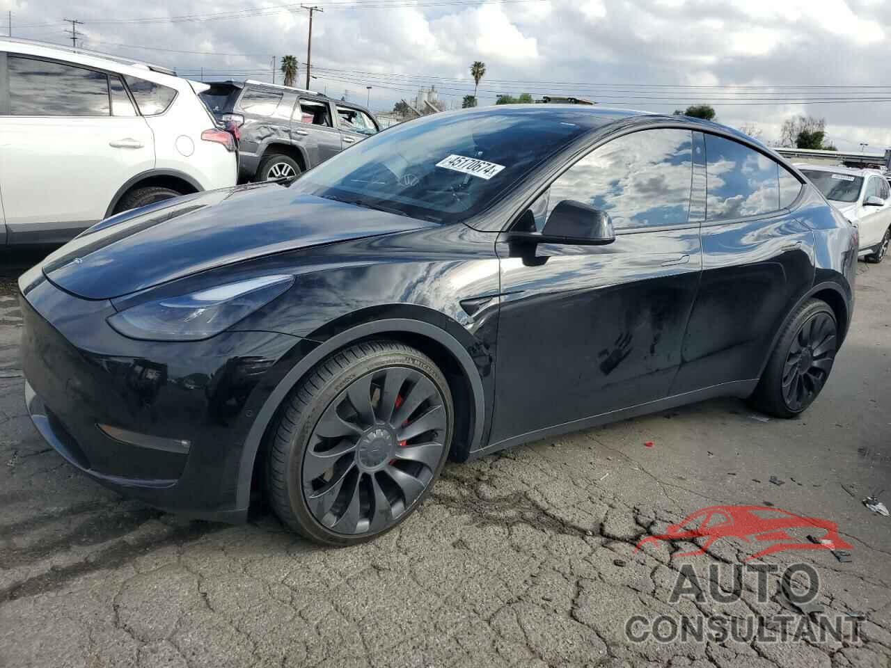 TESLA MODEL Y 2022 - 7SAYGDEF8NF345324