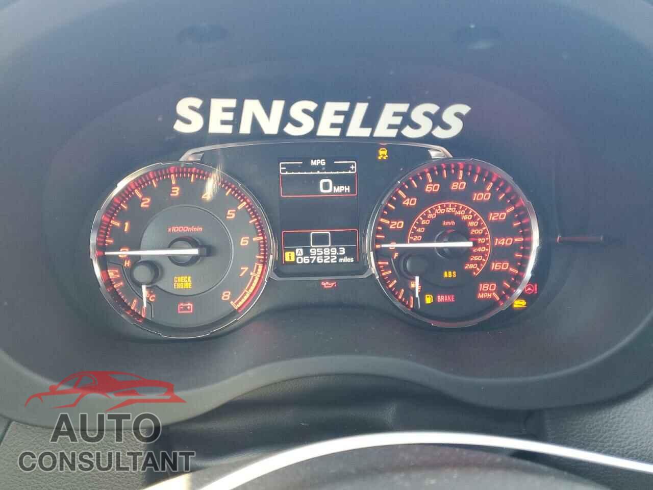 SUBARU WRX 2016 - JF1VA1E63G9824155
