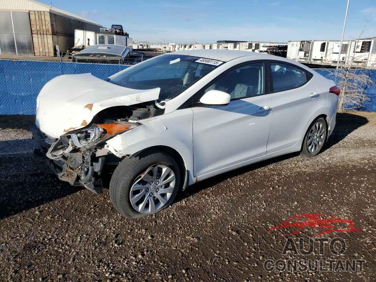 HYUNDAI ELANTRA 2012 - 5NPDH4AE6CH078365
