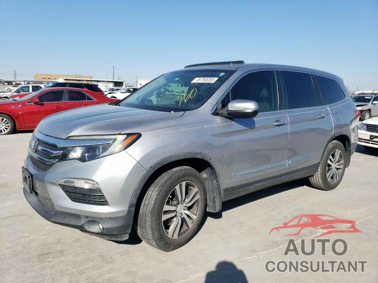 HONDA PILOT 2017 - 5FNYF5H50HB045841