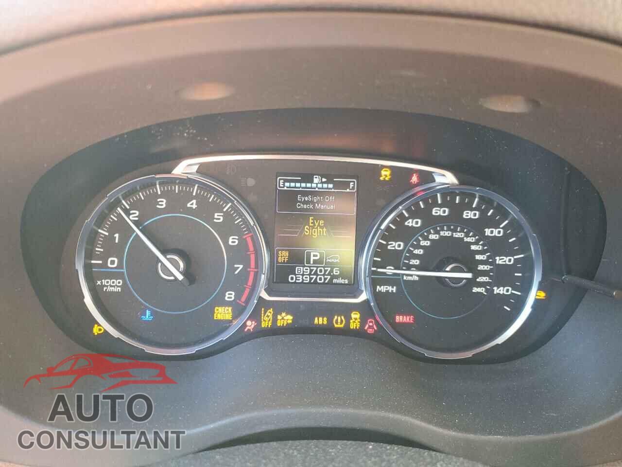 SUBARU FORESTER 2018 - JF2SJARC2JH451315