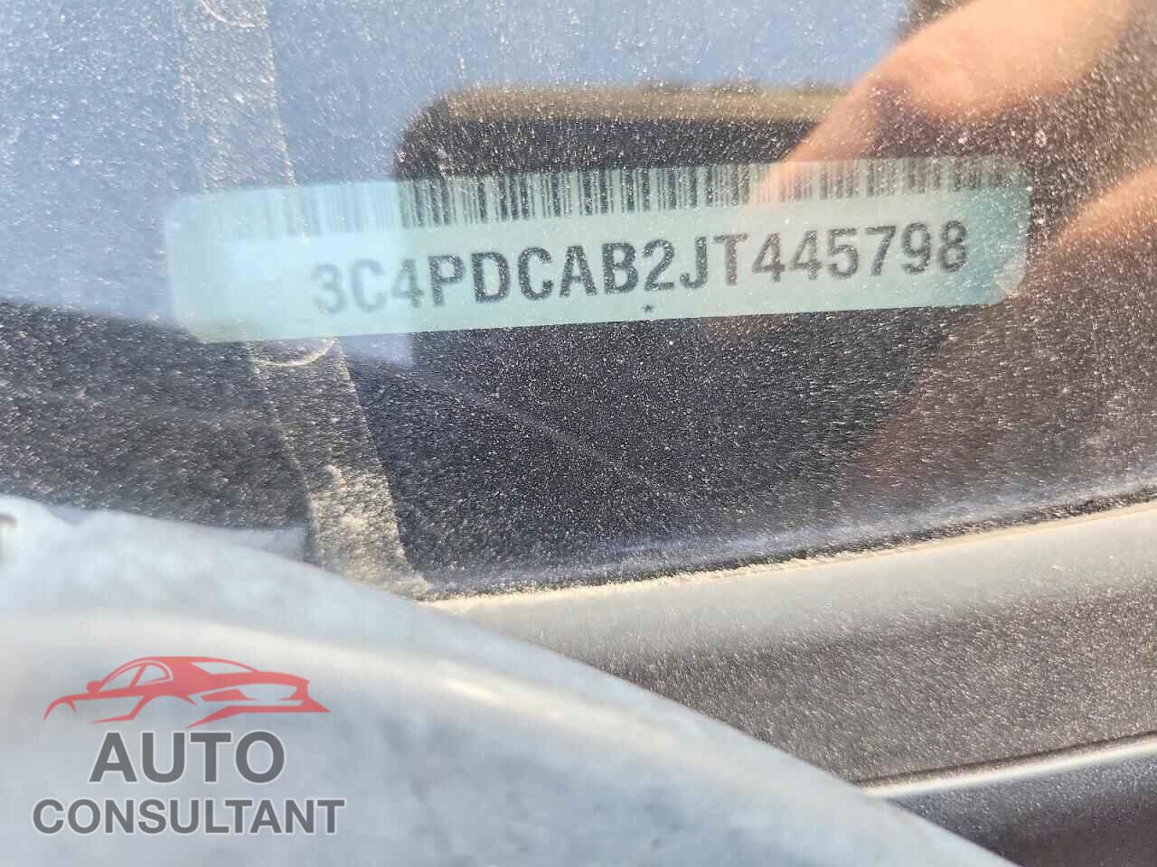 DODGE JOURNEY 2018 - 3C4PDCAB2JT445798
