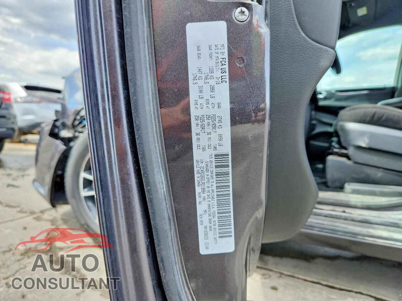 DODGE CARAVAN 2018 - 2C4RDGBG2JR219984