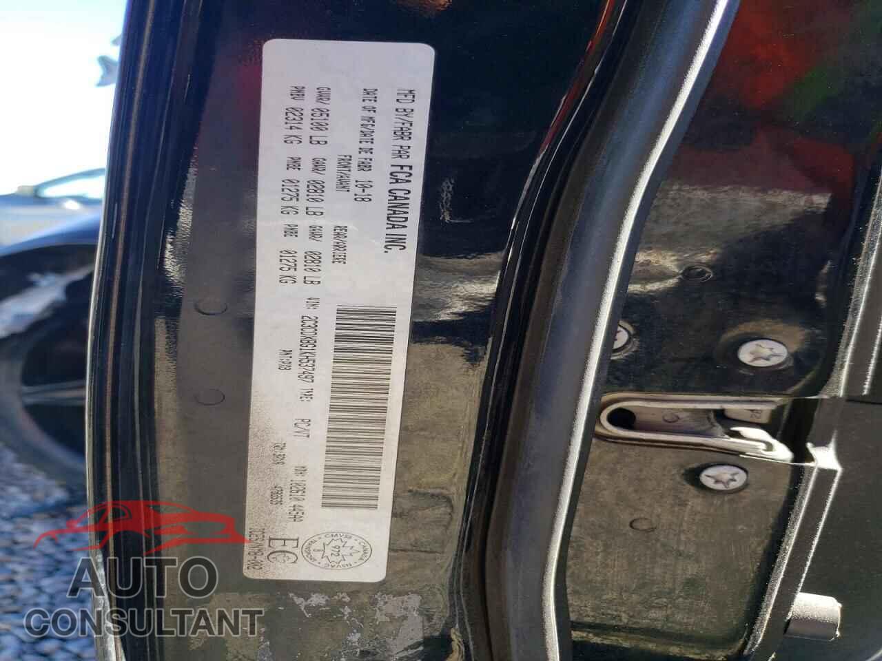DODGE CHARGER 2019 - 2C3CDXBG1KH537497