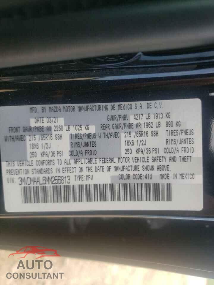 MAZDA CX30 2021 - 3MVDMAAL6MM256813