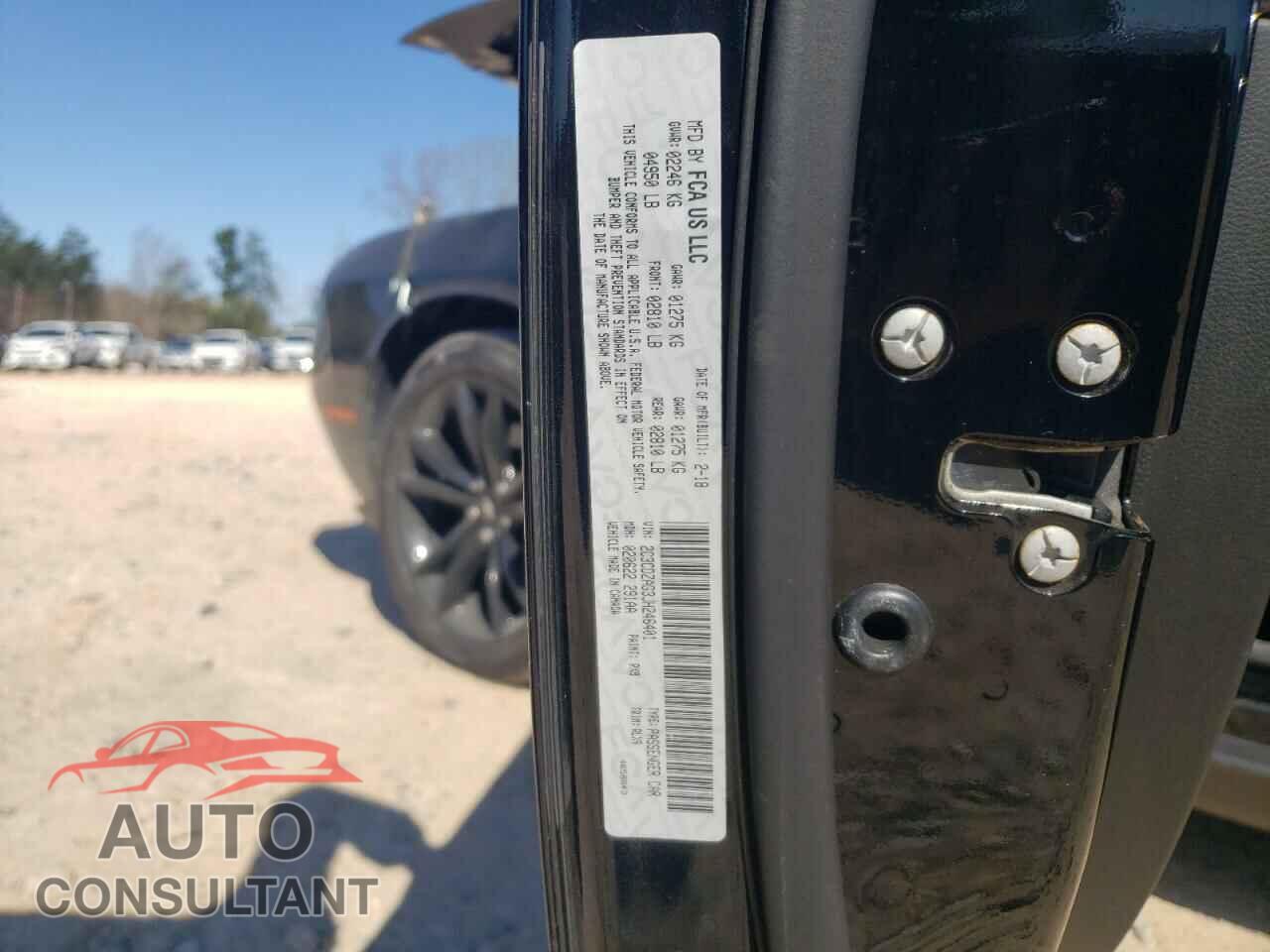 DODGE CHALLENGER 2018 - 2C3CDZAG3JH246401