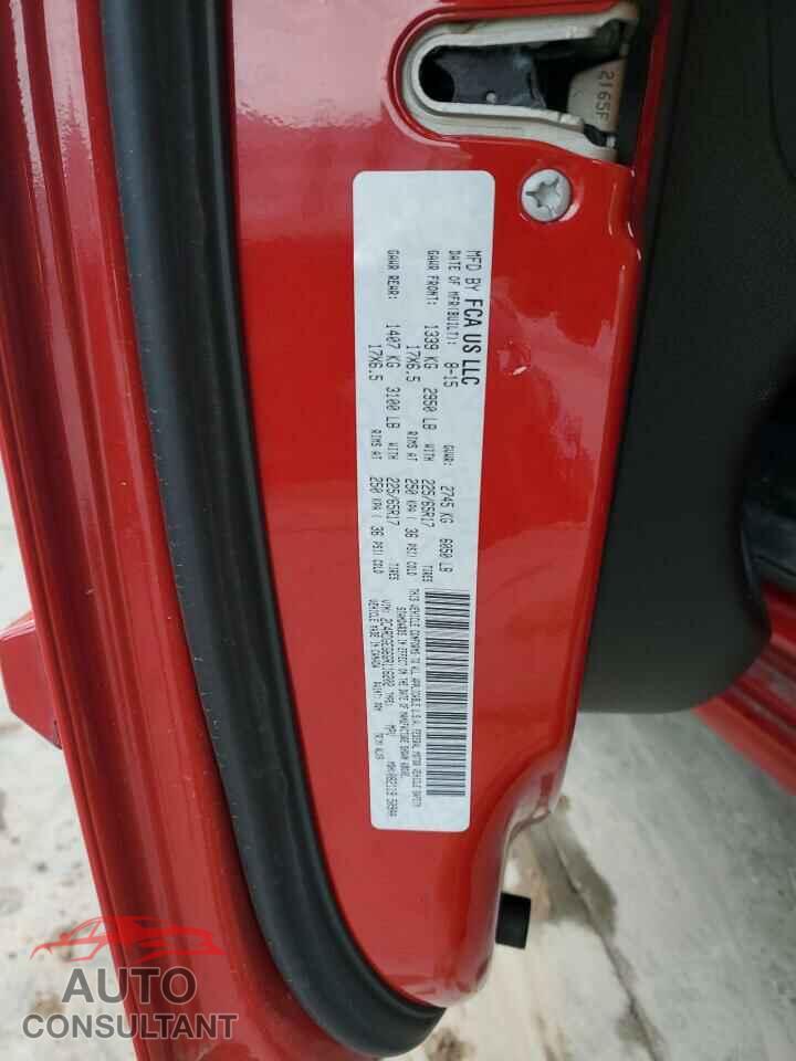 DODGE CARAVAN 2016 - 2C4RDGEG6GR116202