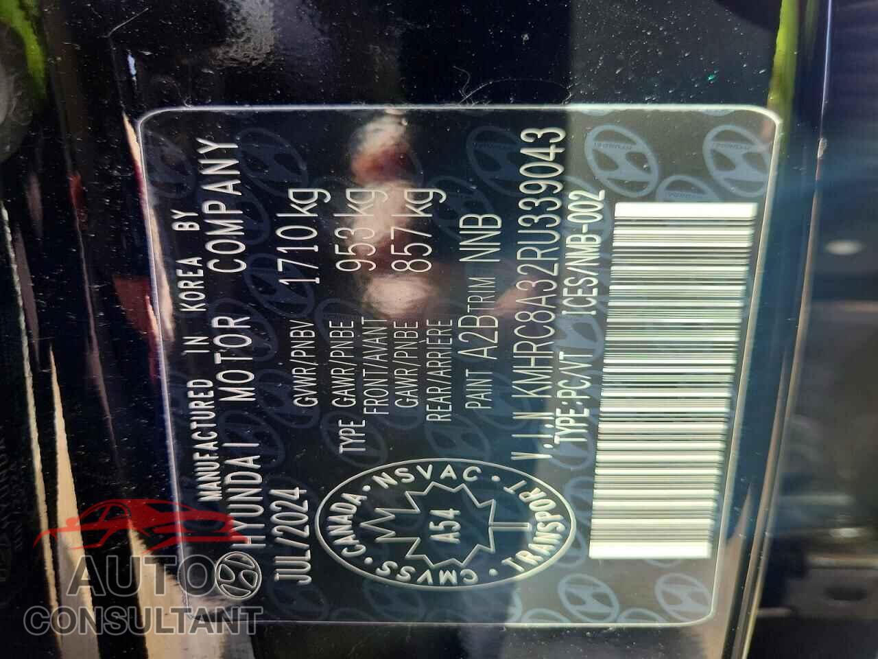 HYUNDAI VENUE 2024 - KMHRC8A32RU339043