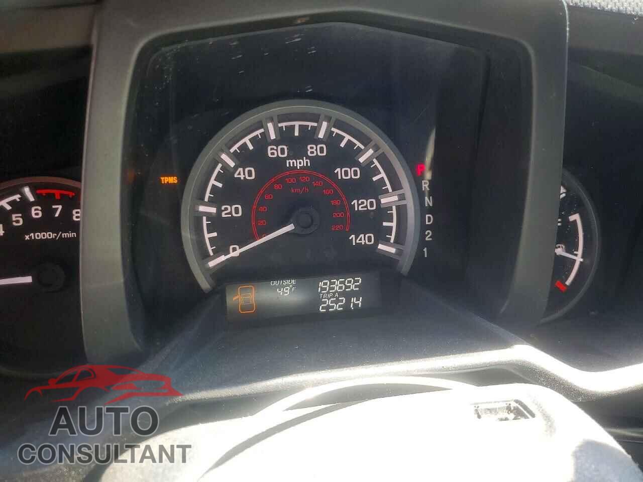 HONDA RIDGELINE 2009 - 5FPYK165X9B103311