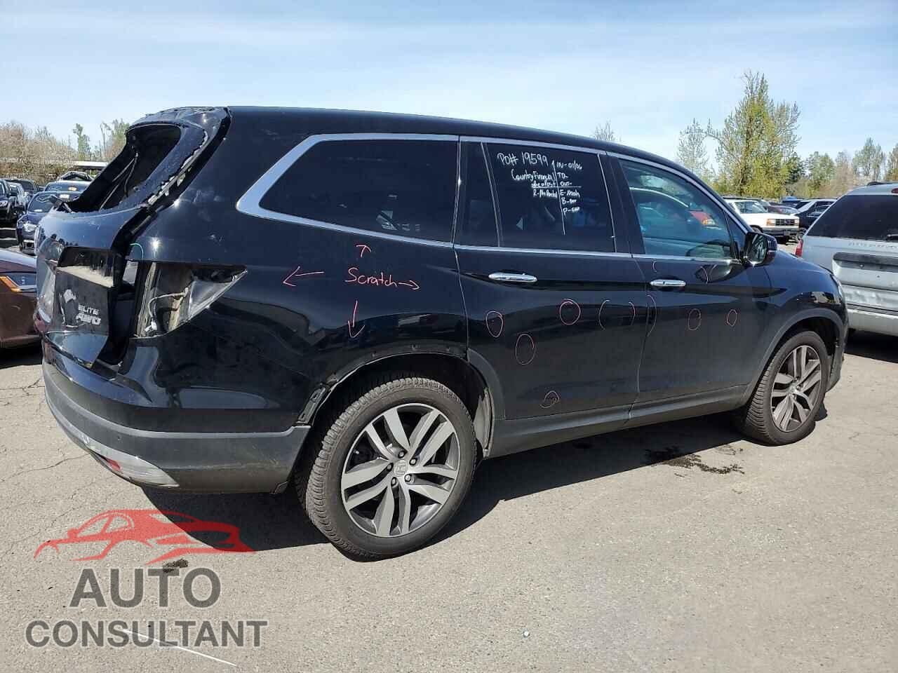 HONDA PILOT 2017 - 5FNYF6H06HB014278