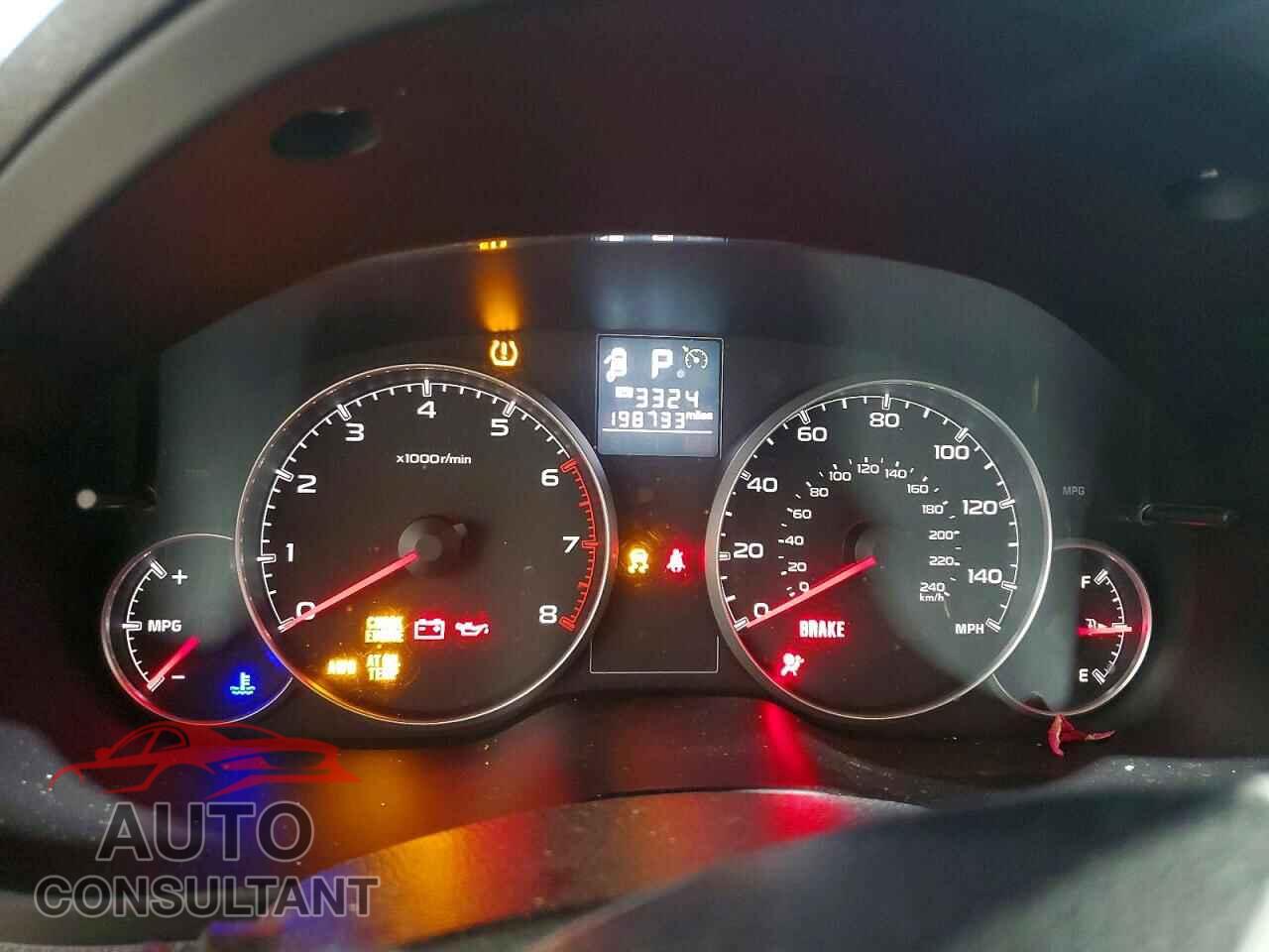 SUBARU OUTBACK 2014 - 4S4BRBDC3E3262675