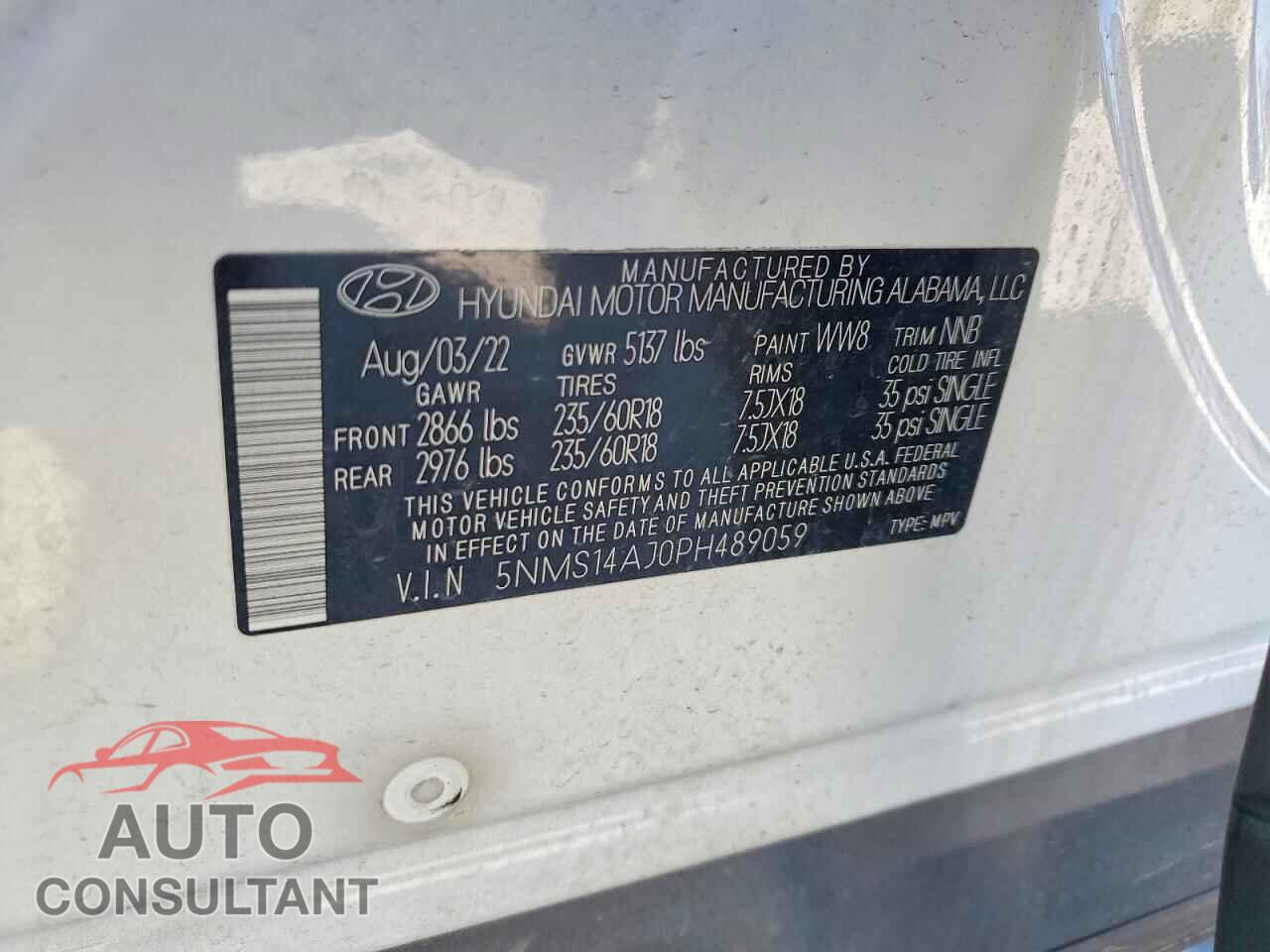 HYUNDAI SANTA FE 2023 - 5NMS14AJ0PH489059