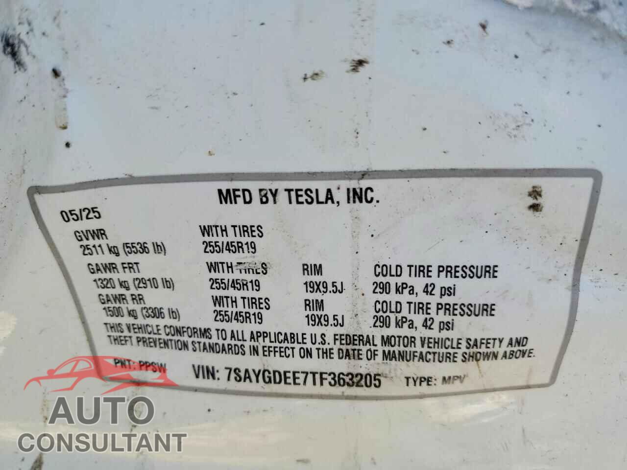 TESLA MODEL Y 2026 - 7SAYGDEE7TF363205
