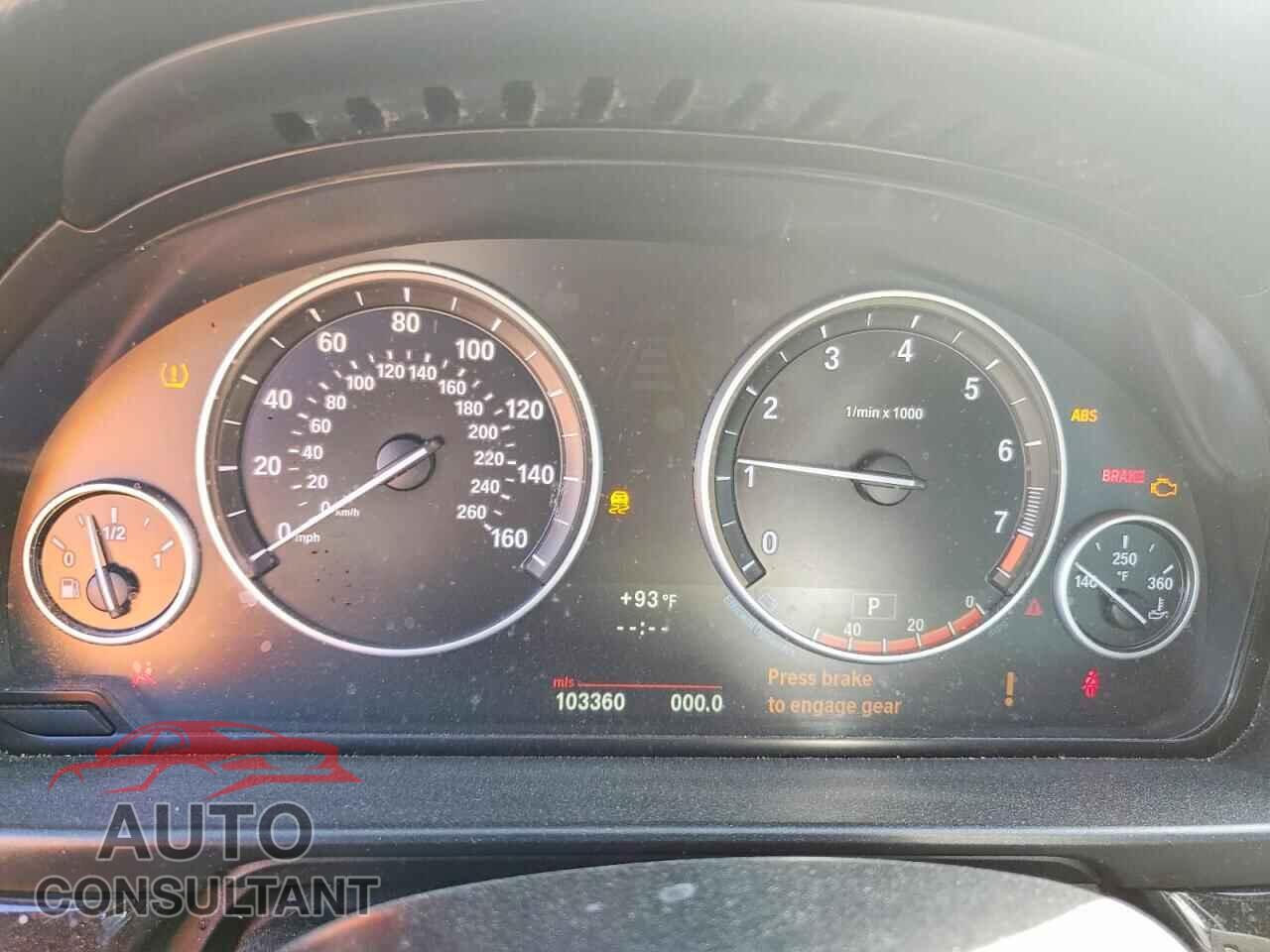 BMW 5 SERIES 2012 - WBAFR7C57CC815246