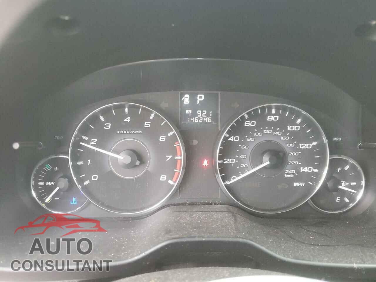 SUBARU OUTBACK 2012 - 4S4BRBCC4C3239386