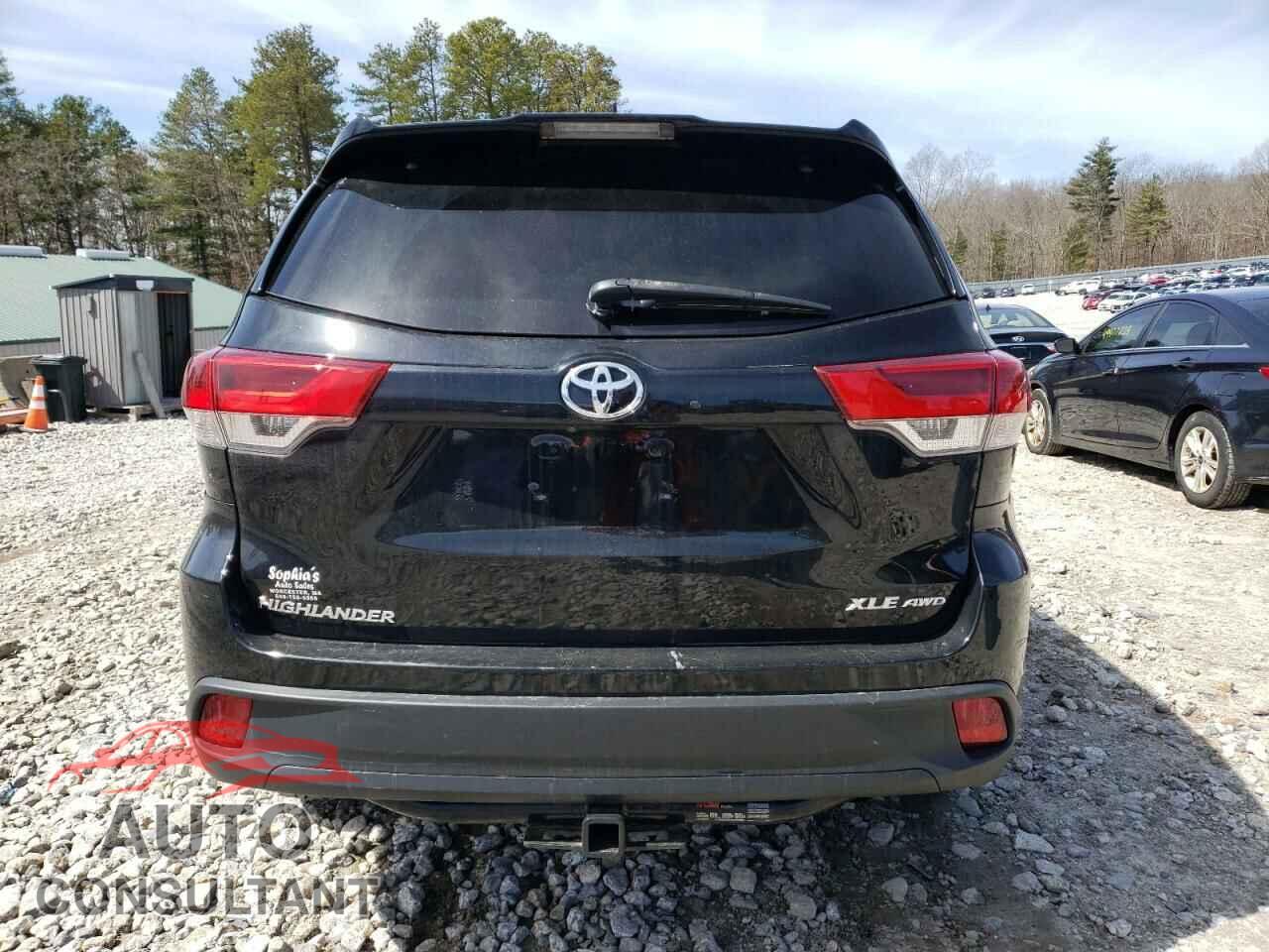 TOYOTA HIGHLANDER 2017 - 5TDJZRFH7HS457165