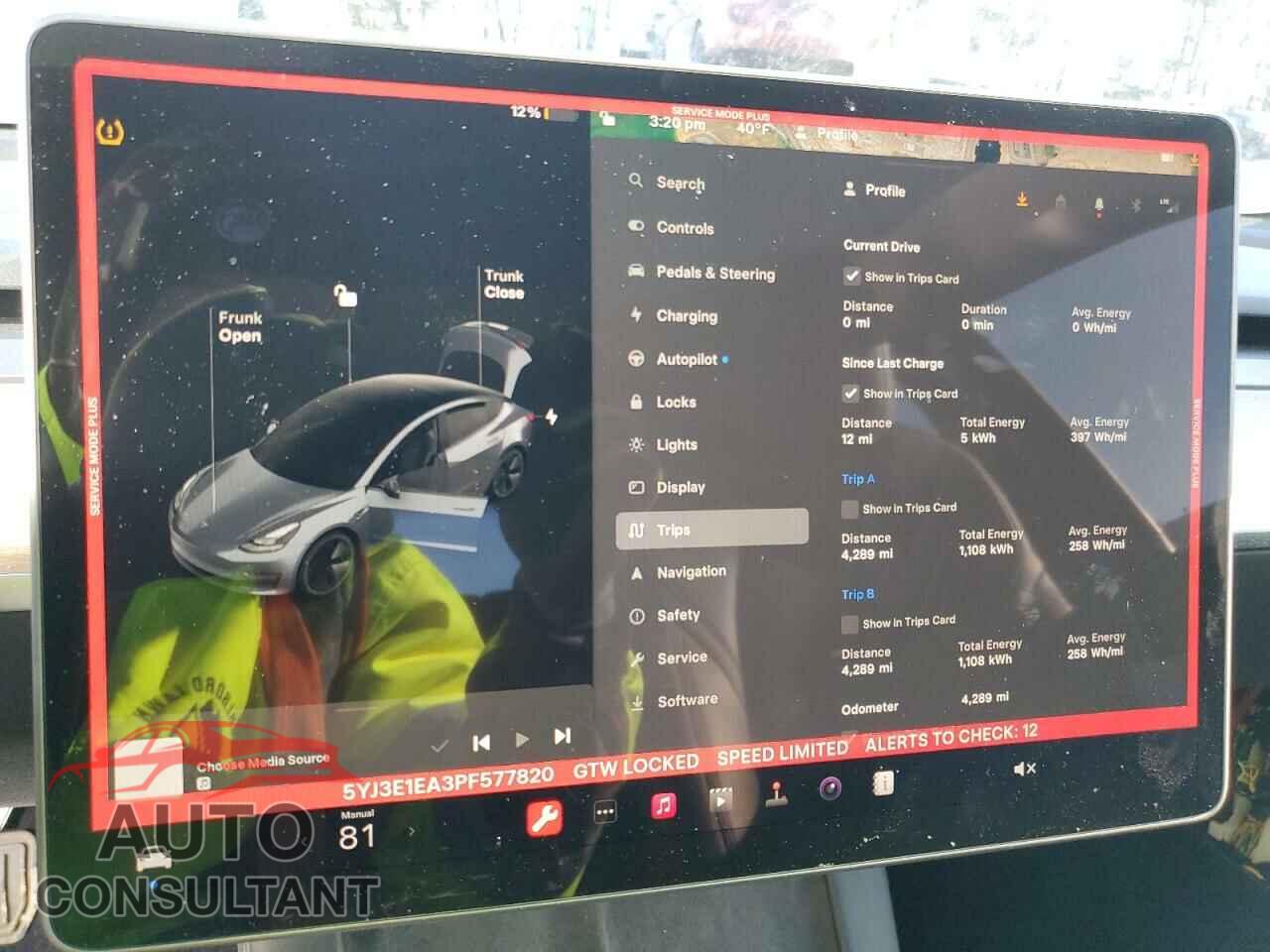 TESLA MODEL 3 2023 - 5YJ3E1EA3PF577820