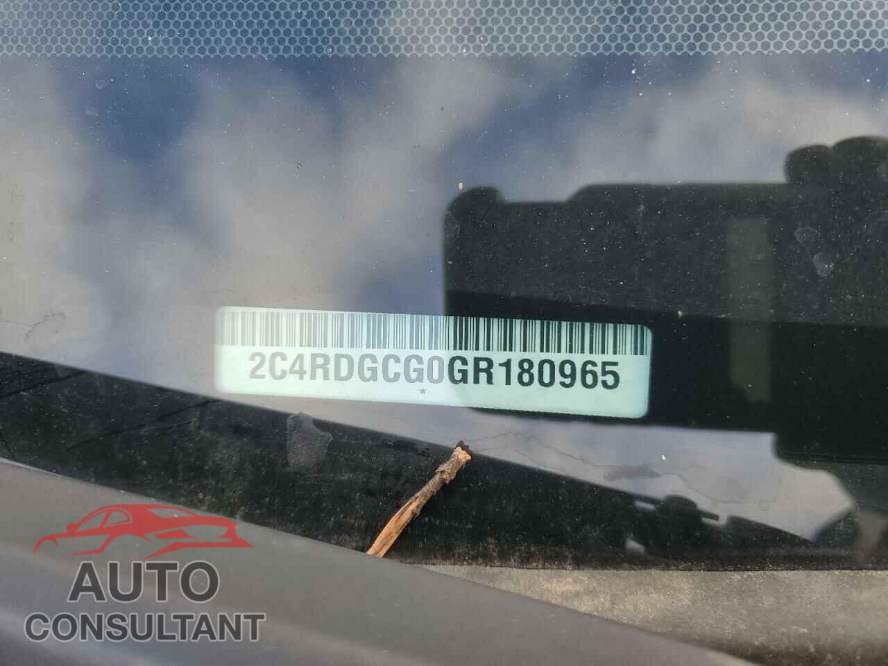 DODGE CARAVAN 2016 - 2C4RDGCG0GR180965