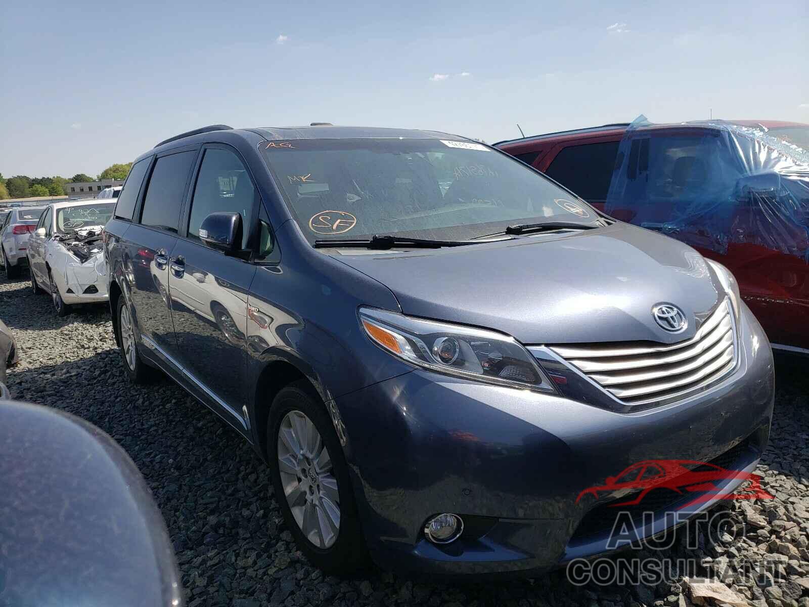 TOYOTA SIENNA 2016 - 5TDDK3DC3GS133344