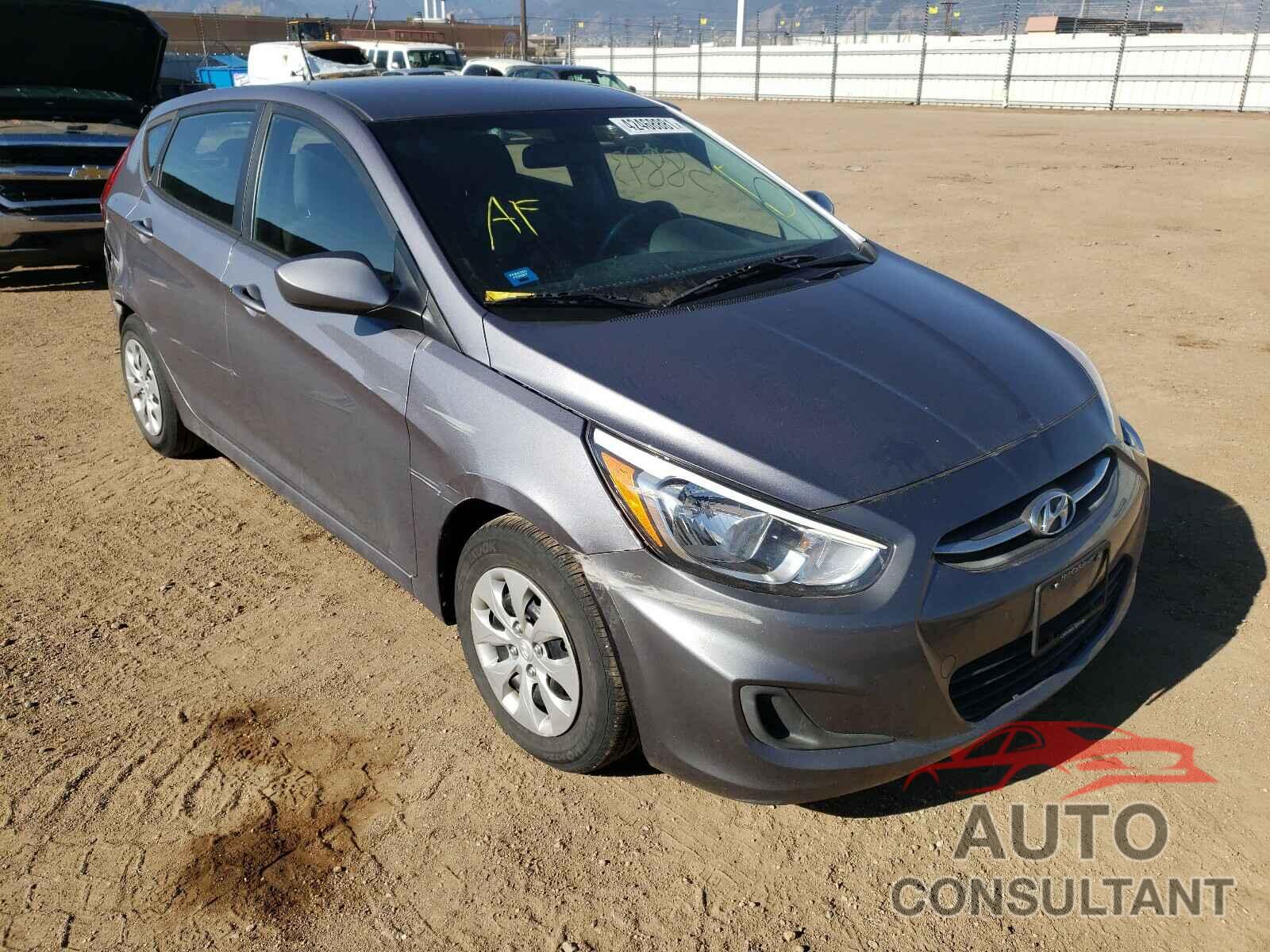 HYUNDAI ACCENT 2017 - KMHCT5AEXHU342860