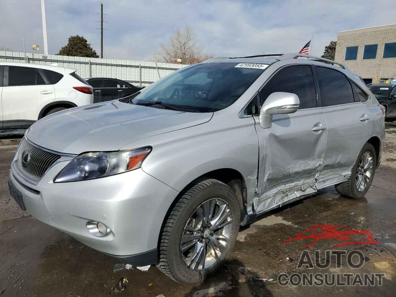 LEXUS RX450 2011 - JTJBC1BA1B2044475