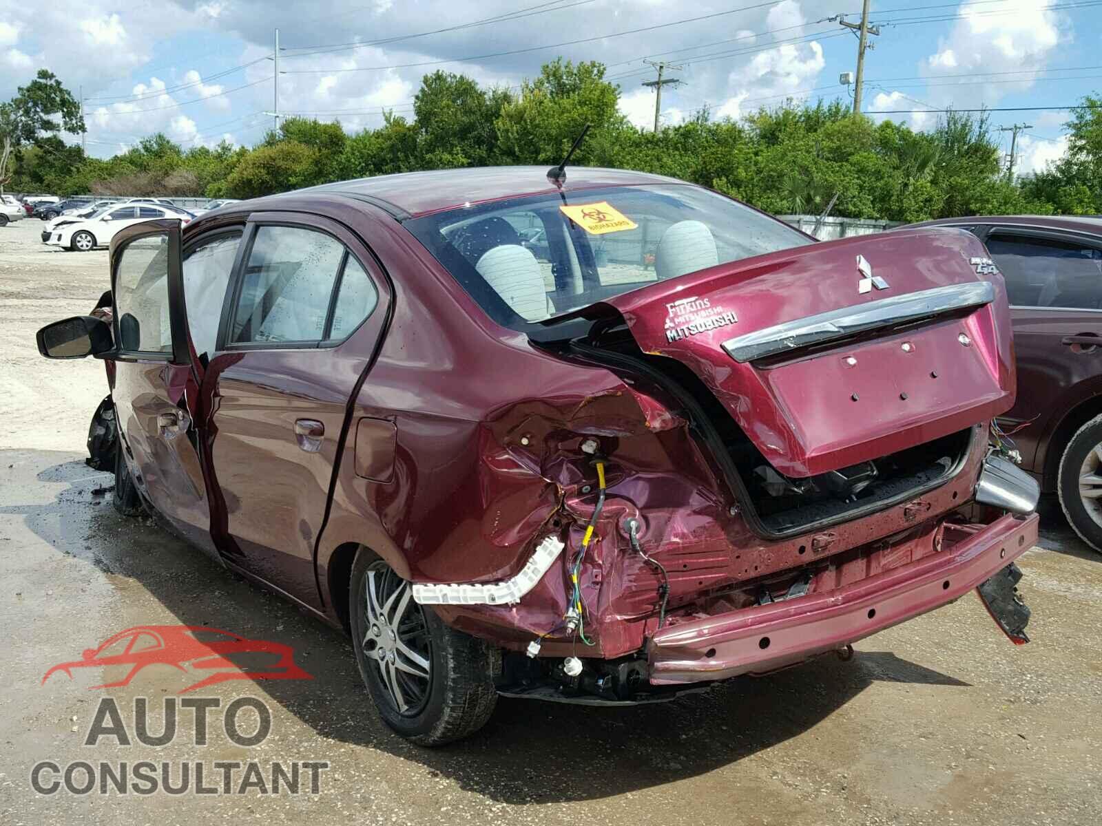 MITSUBISHI MIRAGE 2017 - ML32F3FJ9HHF10827