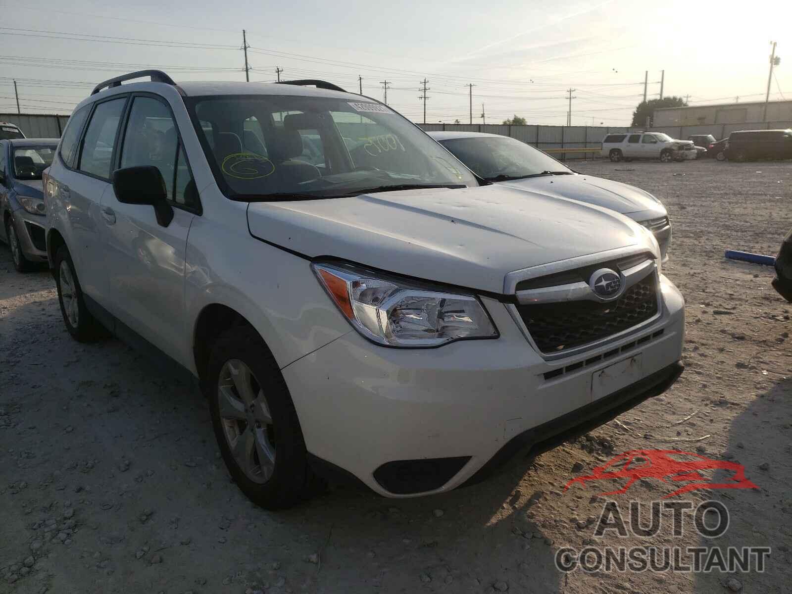 SUBARU FORESTER 2016 - JF2SJABC3GH519284