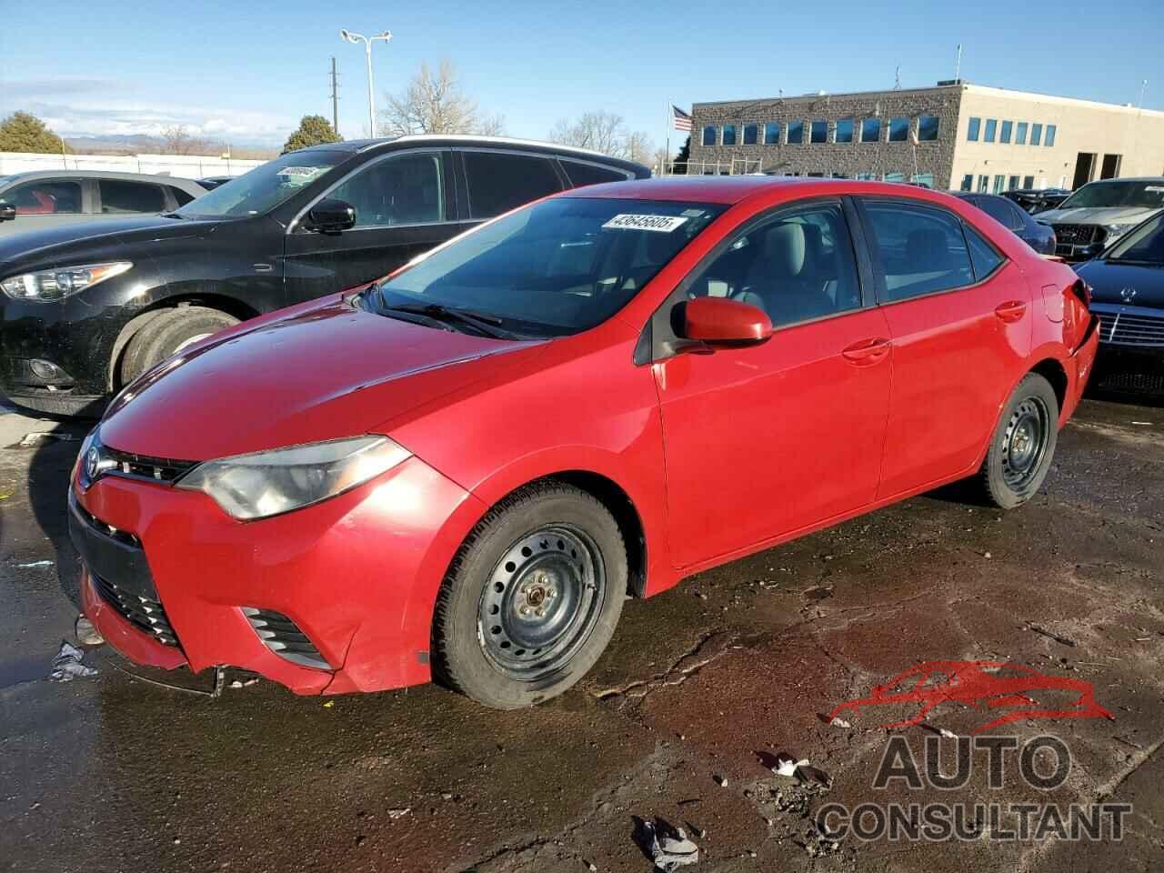 TOYOTA COROLLA 2016 - 2T1BURHE3GC619497