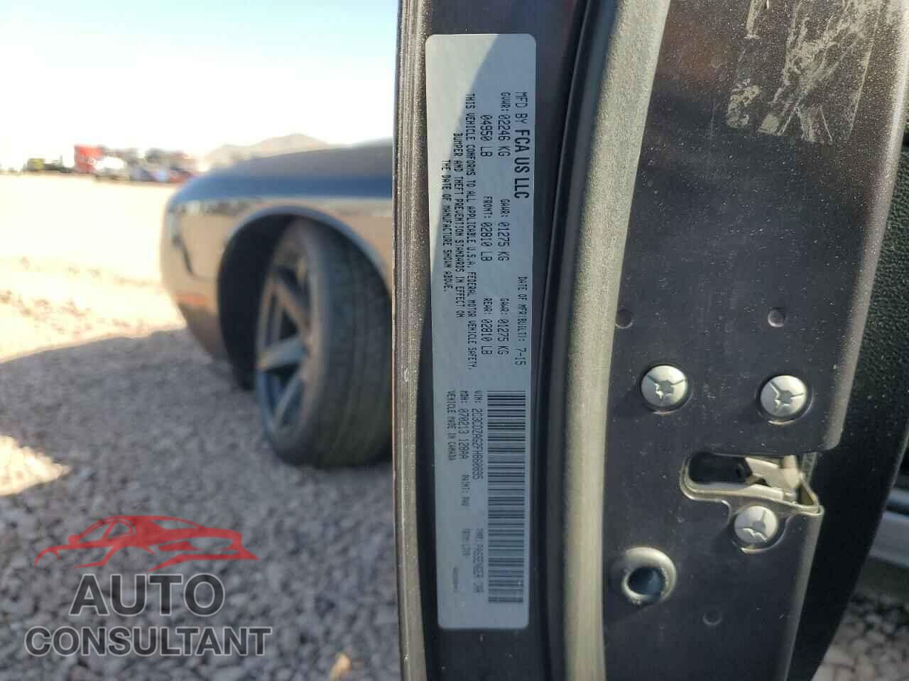 DODGE CHALLENGER 2015 - 2C3CDZAG2FH860895