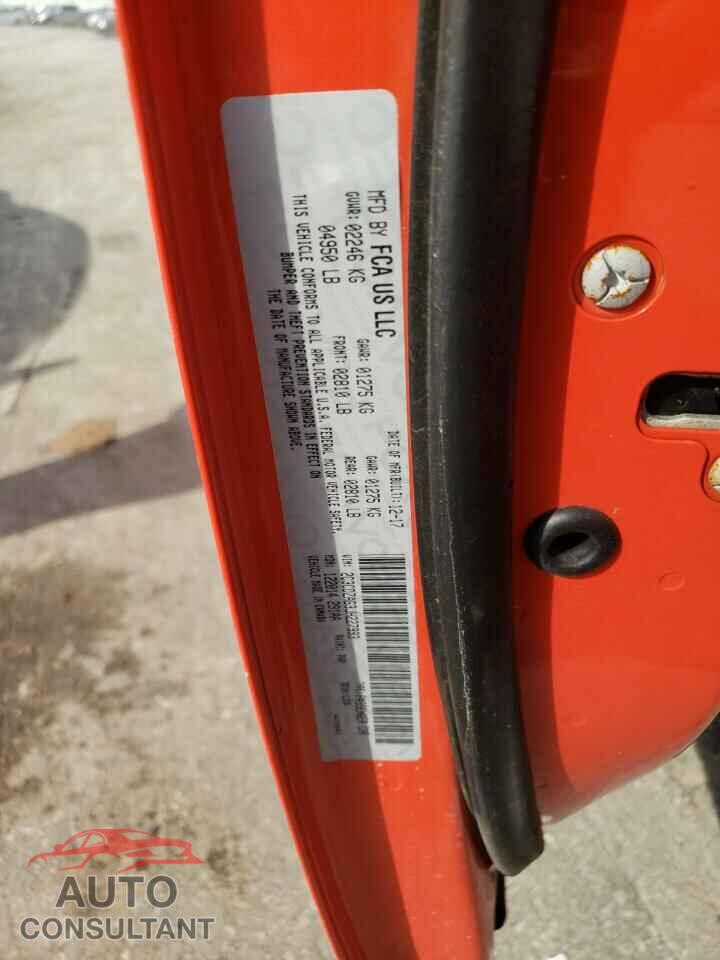 DODGE CHALLENGER 2018 - 2C3CDZAG3JH227993