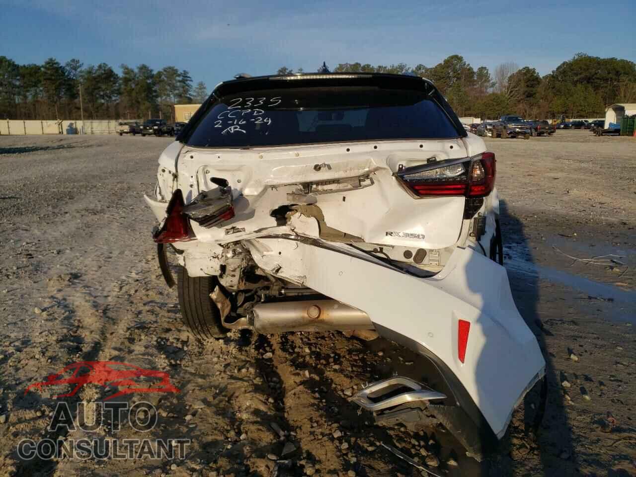 LEXUS RX350 2017 - 2T2BZMCA5HC072335