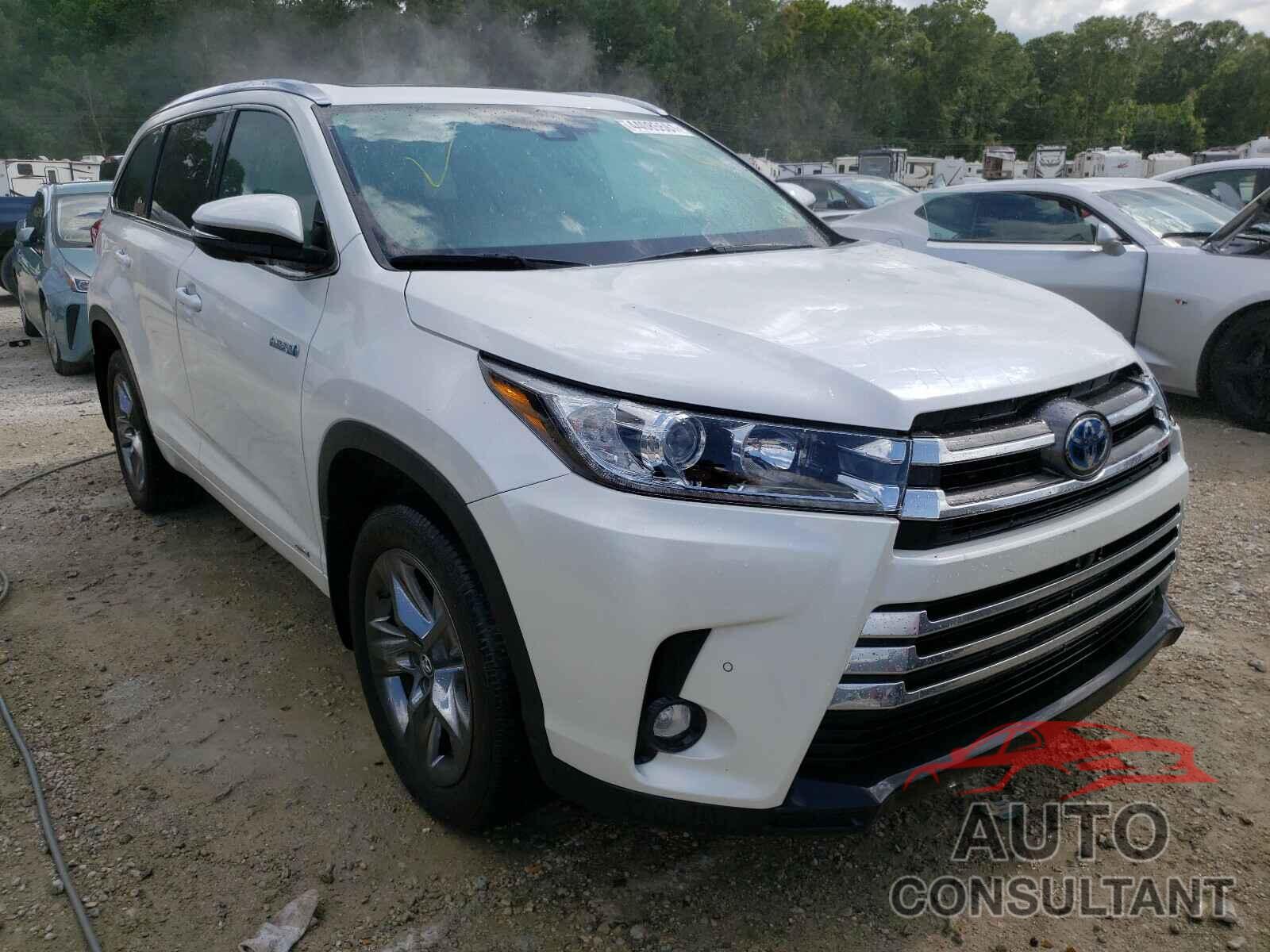 TOYOTA HIGHLANDER 2019 - 5TDDGRFH7KS068407