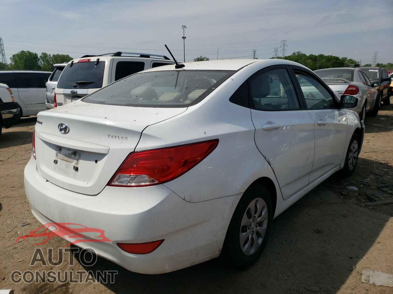 HYUNDAI ACCENT 2016 - KMHCT4AE3GU126793