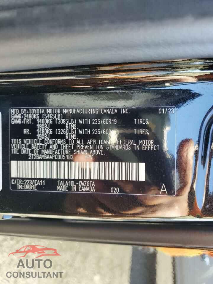 LEXUS RX350 2023 - 2T2BAMBA4PC005183