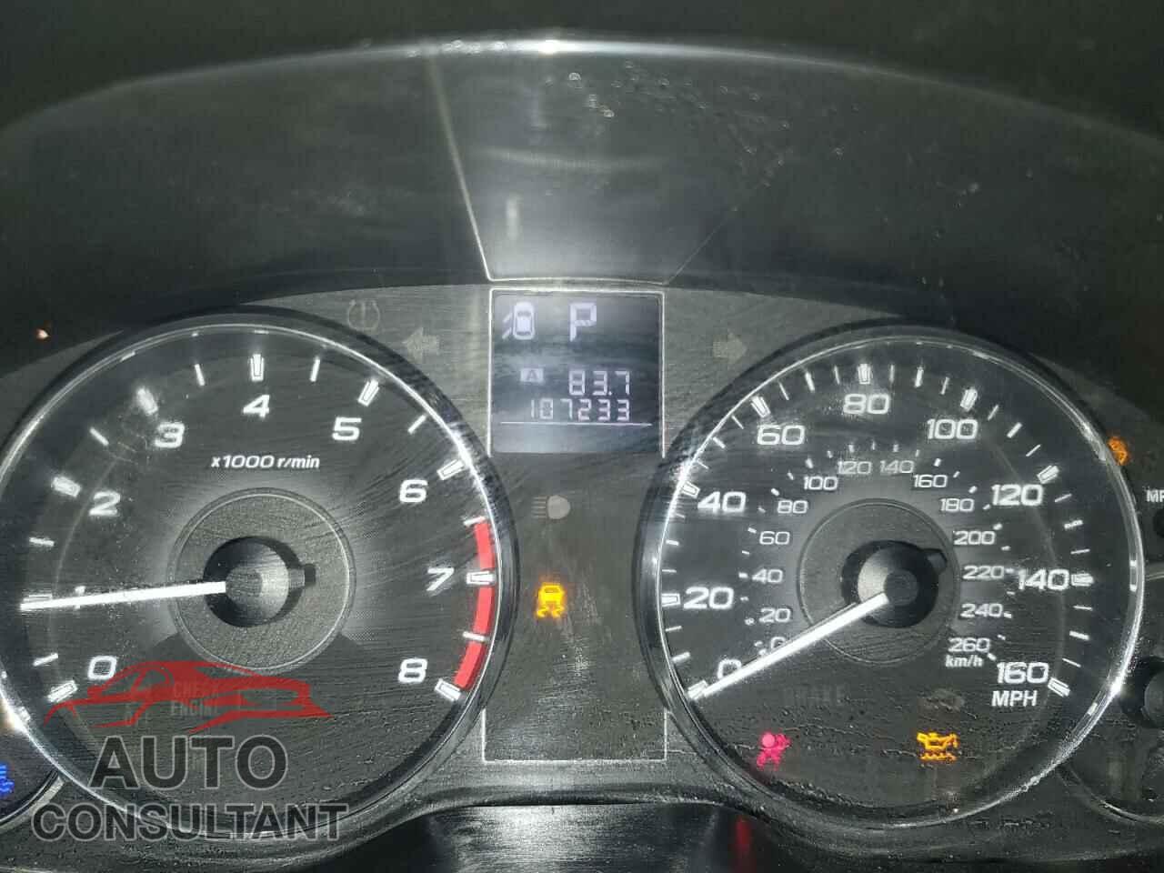 SUBARU OUTBACK 2012 - 4S4BRDKC9C2287727