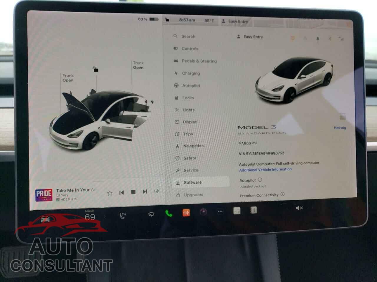 TESLA MODEL 3 2021 - 5YJ3E1EA9MF996752