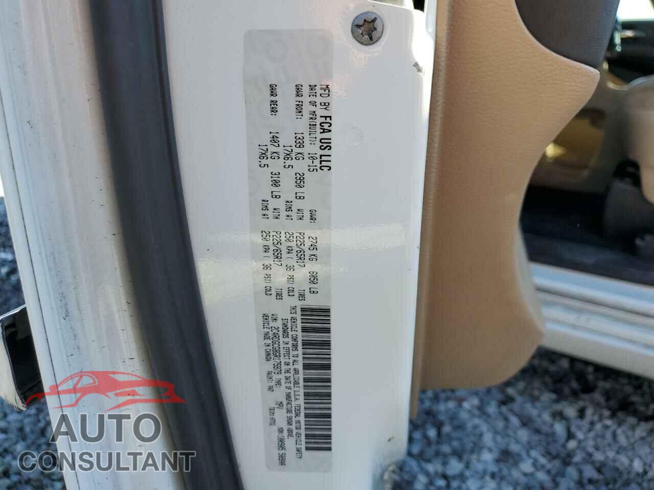 DODGE CARAVAN 2016 - 2C4RDGCG8GR175979