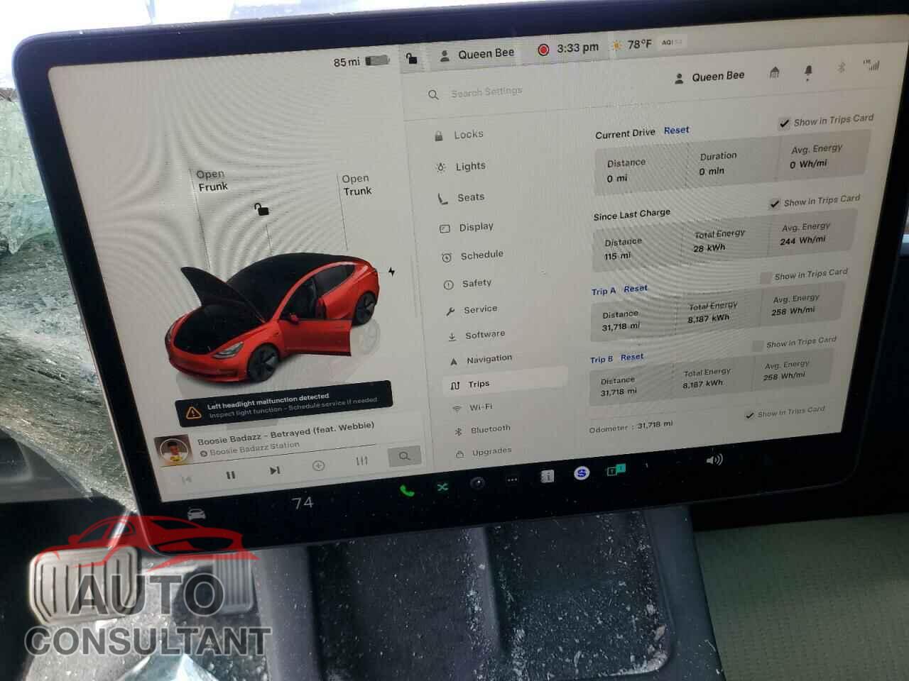 TESLA MODEL 3 2022 - 5YJ3E1EB7NF265487