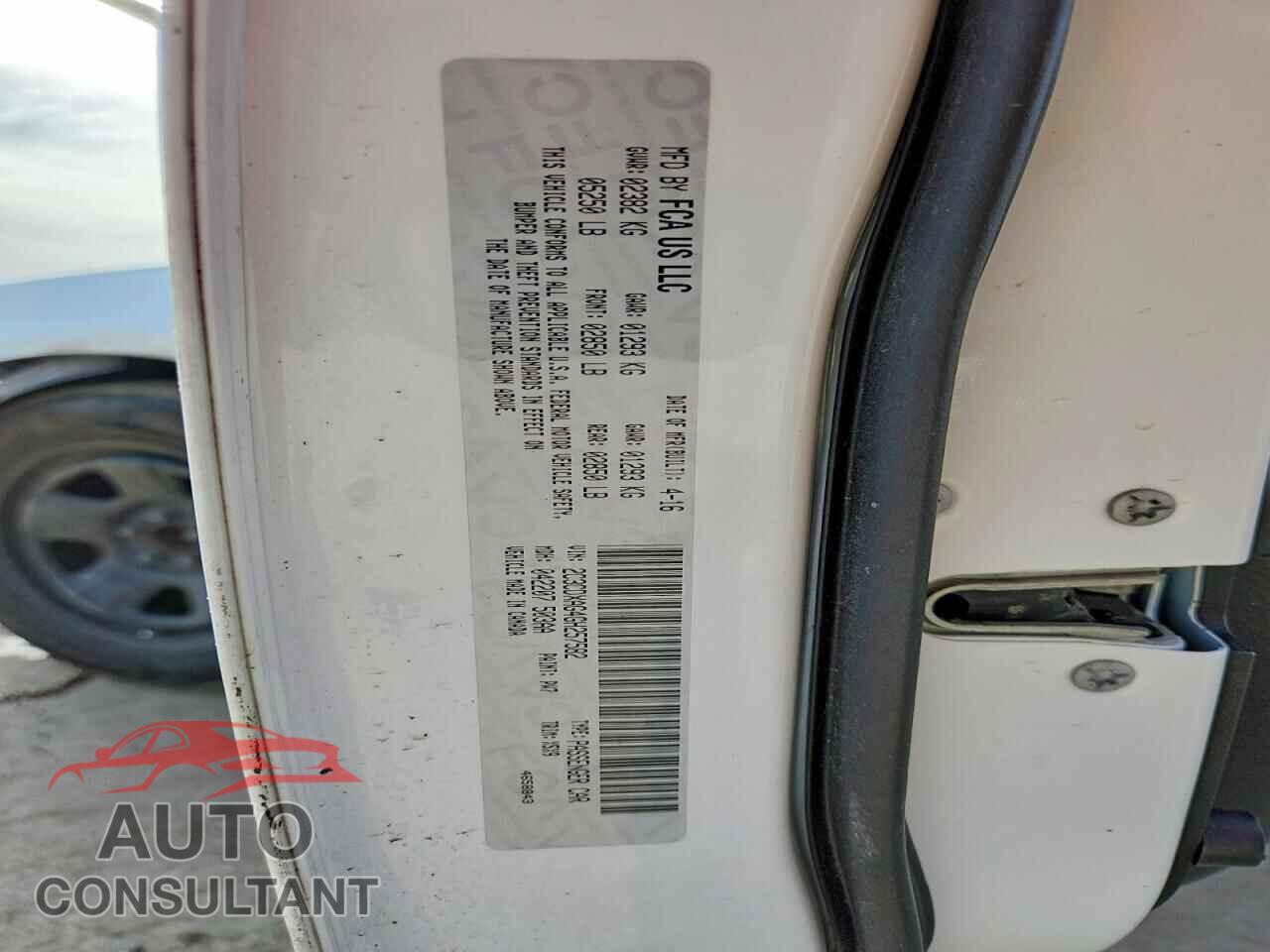 DODGE CHARGER 2016 - 2C3CDXAG4GH257582
