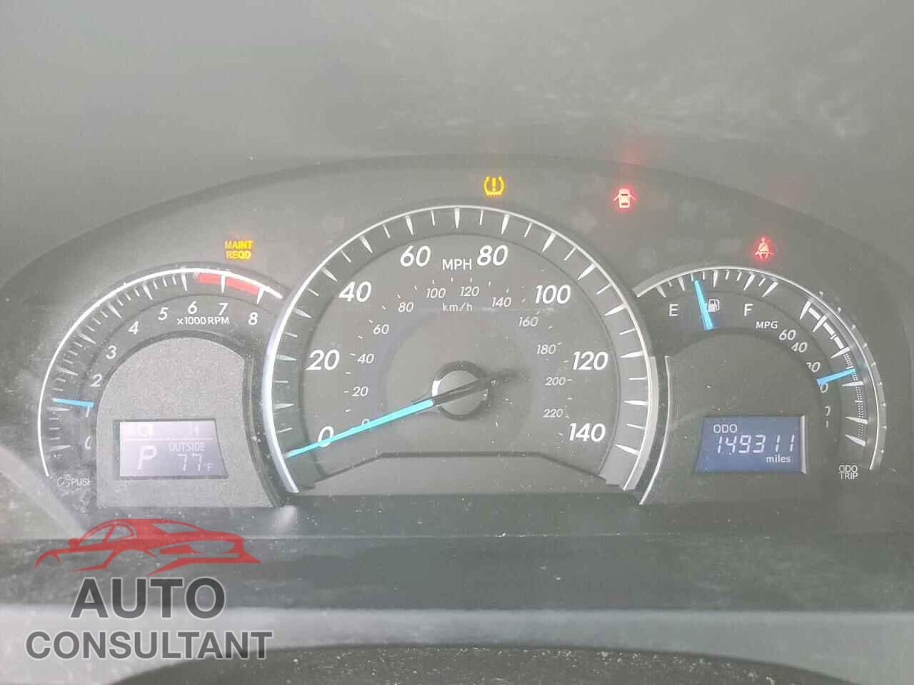 TOYOTA CAMRY 2012 - 4T4BF1FK2CR162782