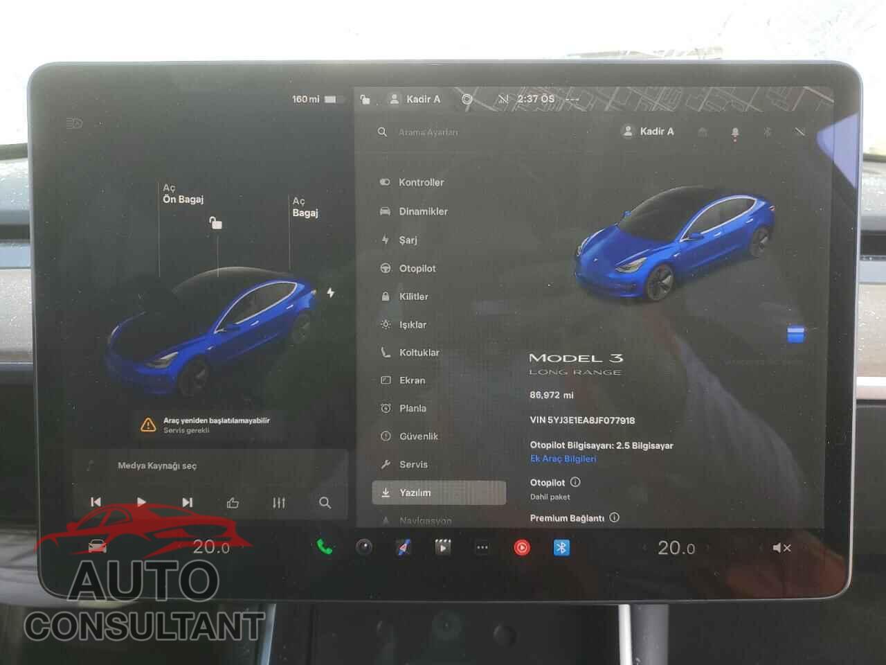 TESLA MODEL 3 2018 - 5YJ3E1EA8JF077918
